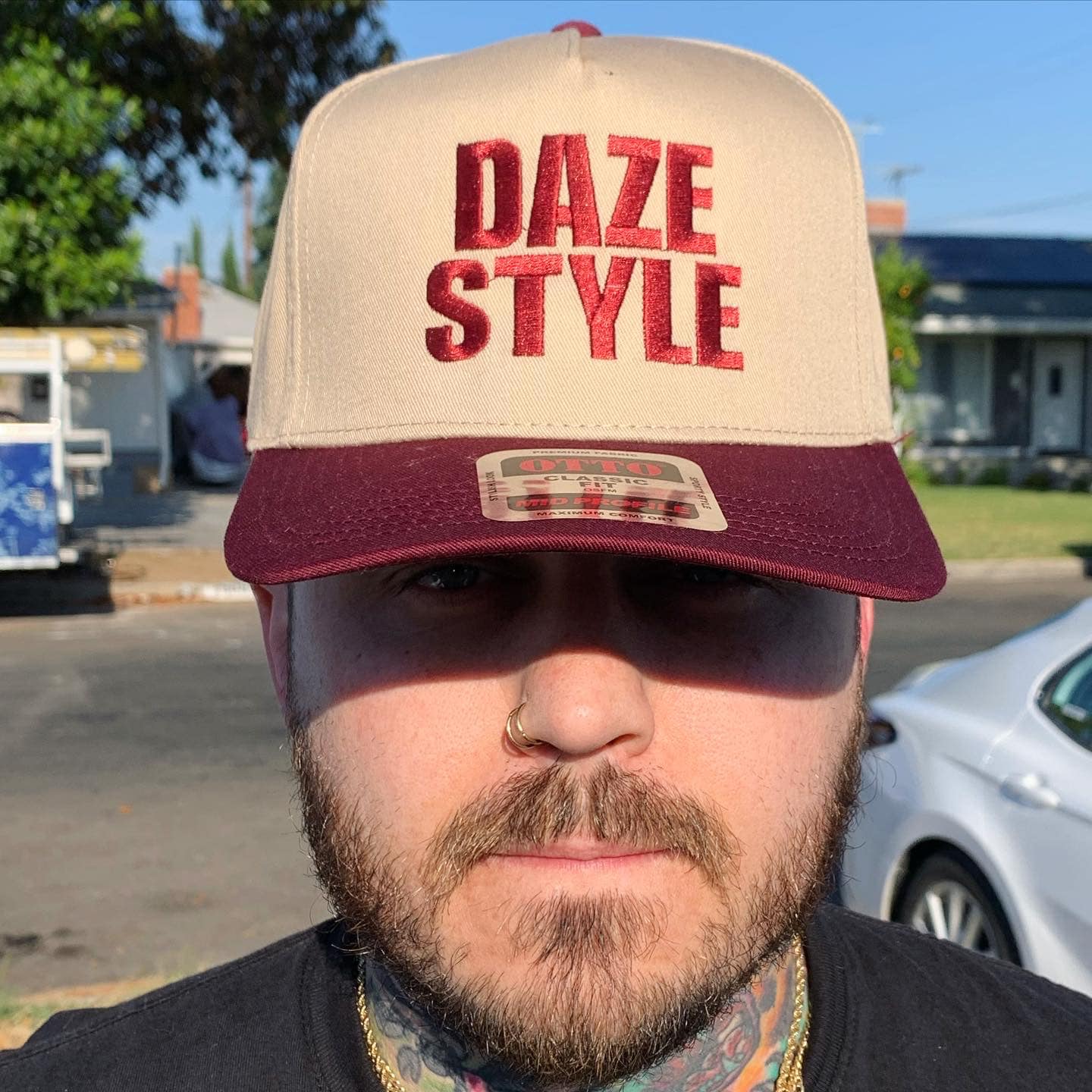 DAZE - Daze Style Hat (Maroon/Khaki)