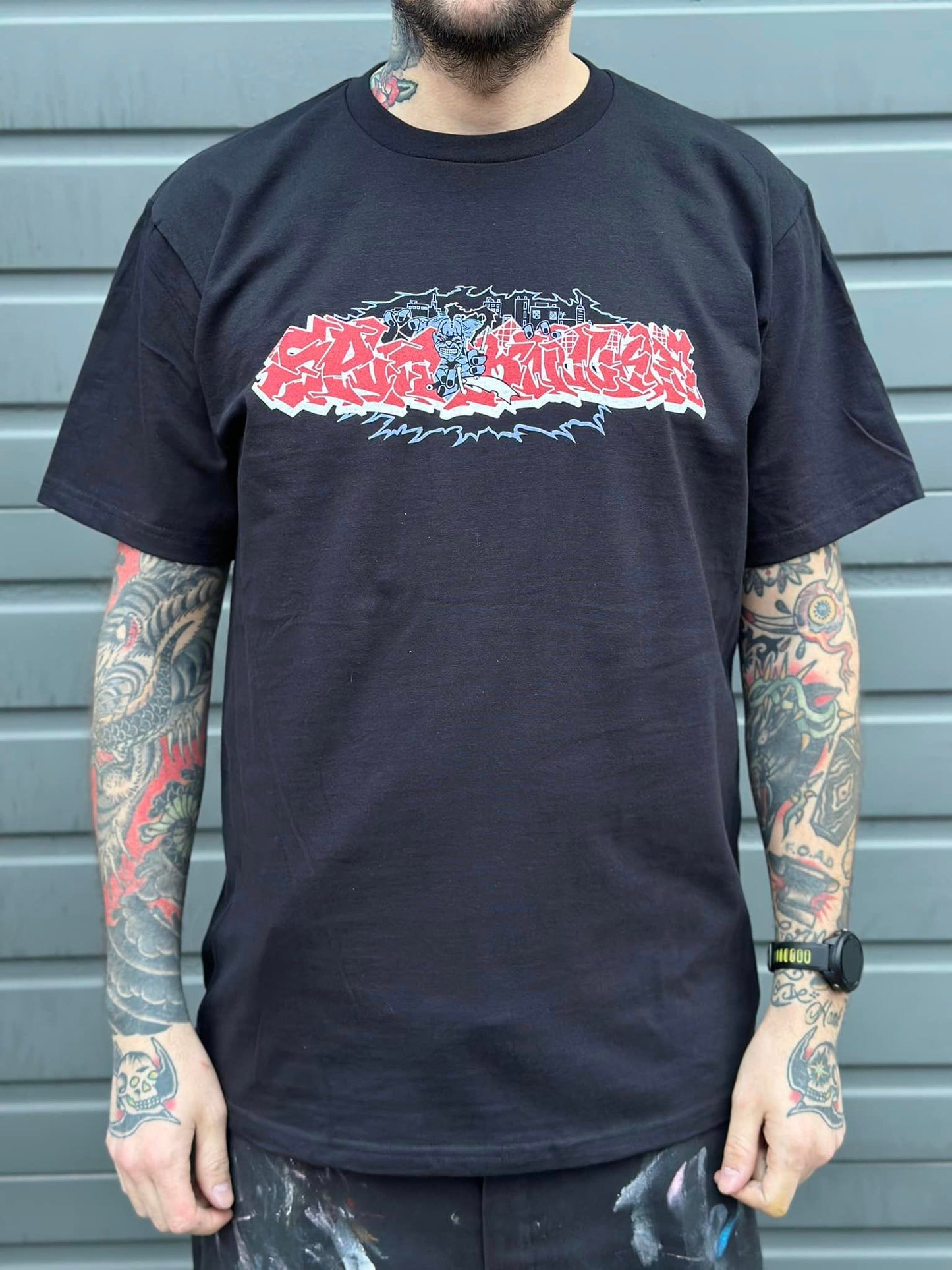 Splitknuckle - Monster Shirt (Red Logo)