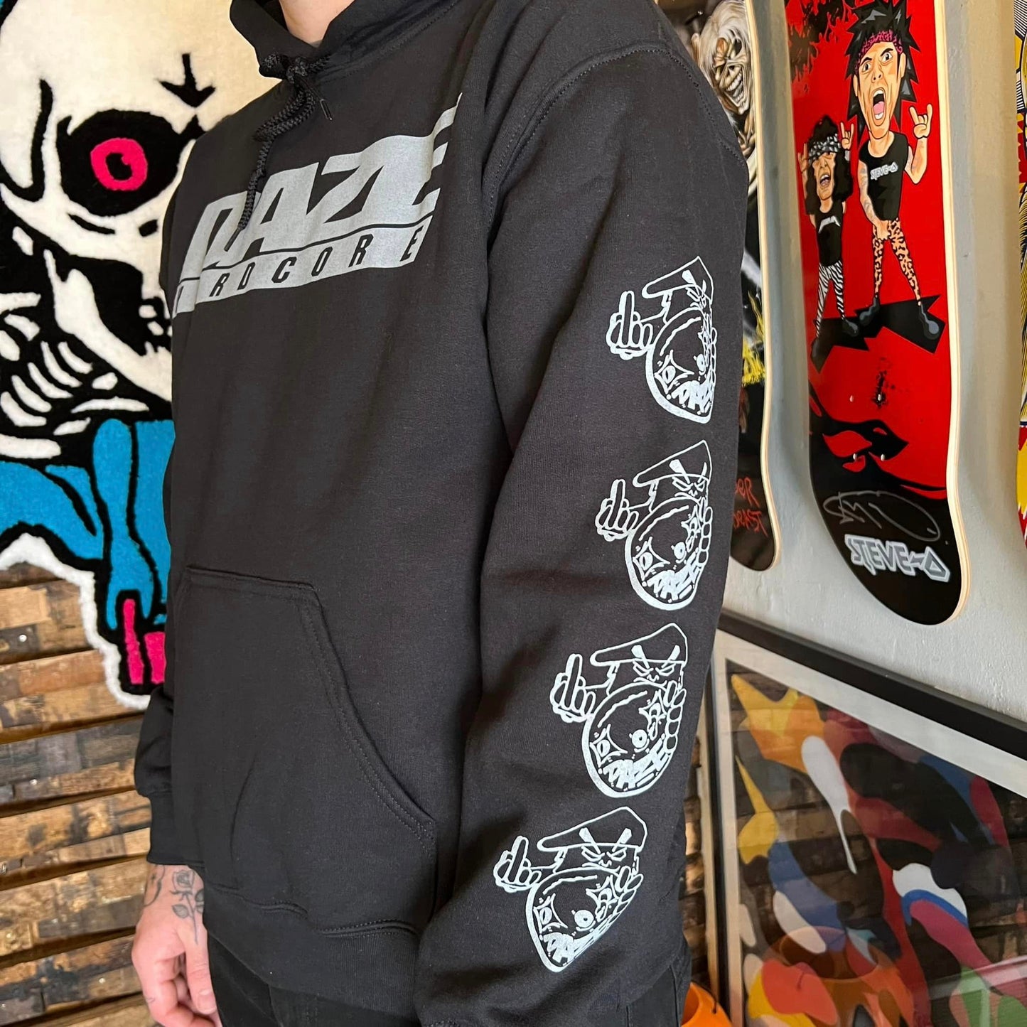 DAZE HC - Hoodie (Black/Grey)