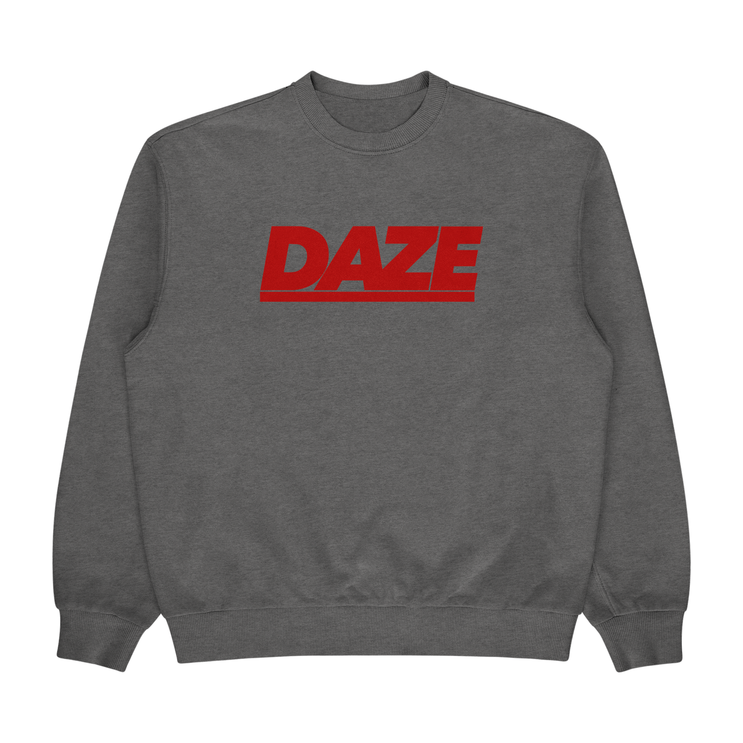 DAZE - Logo Crewneck (Grey/Red)