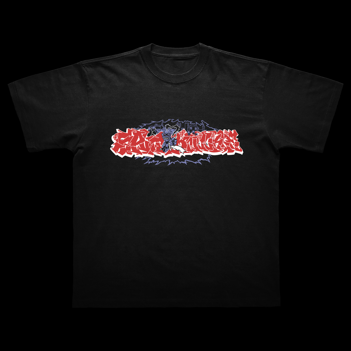 Splitknuckle - Monster Shirt (Red Logo)