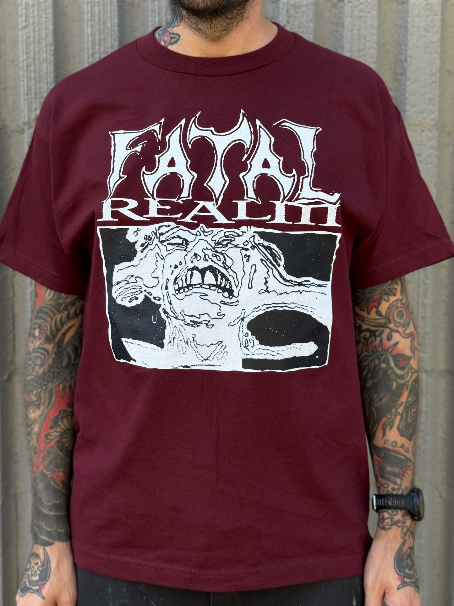 Fatal Realm - Shirt (Maroon)