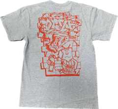 DAZE Records Grey/Red Shirt