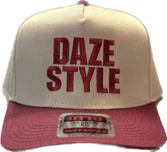 DAZE - Maroon/Khaki Hat