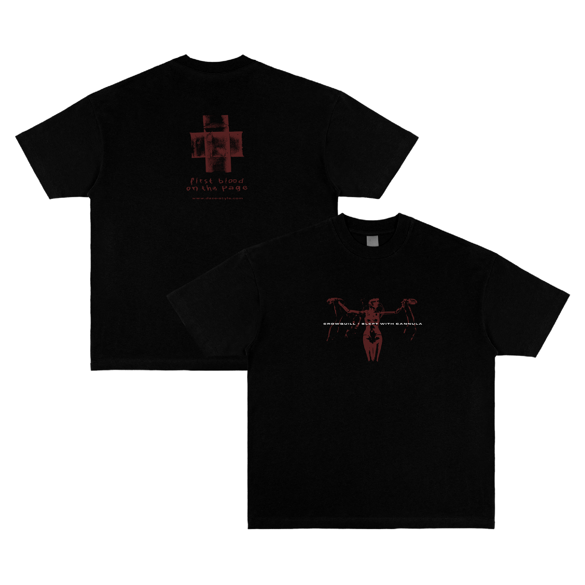 Crowquill - Slept With Cannula Shaka Shirt (Pre-Order)