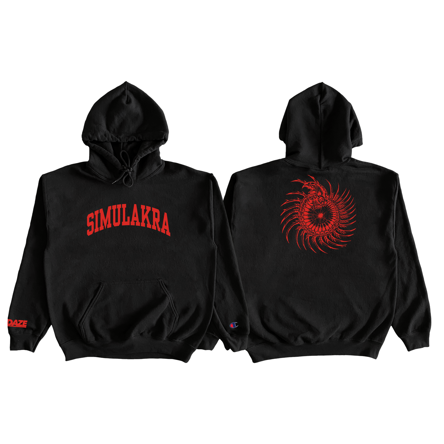 Simulakra - Arched Logo Champion Hoodie