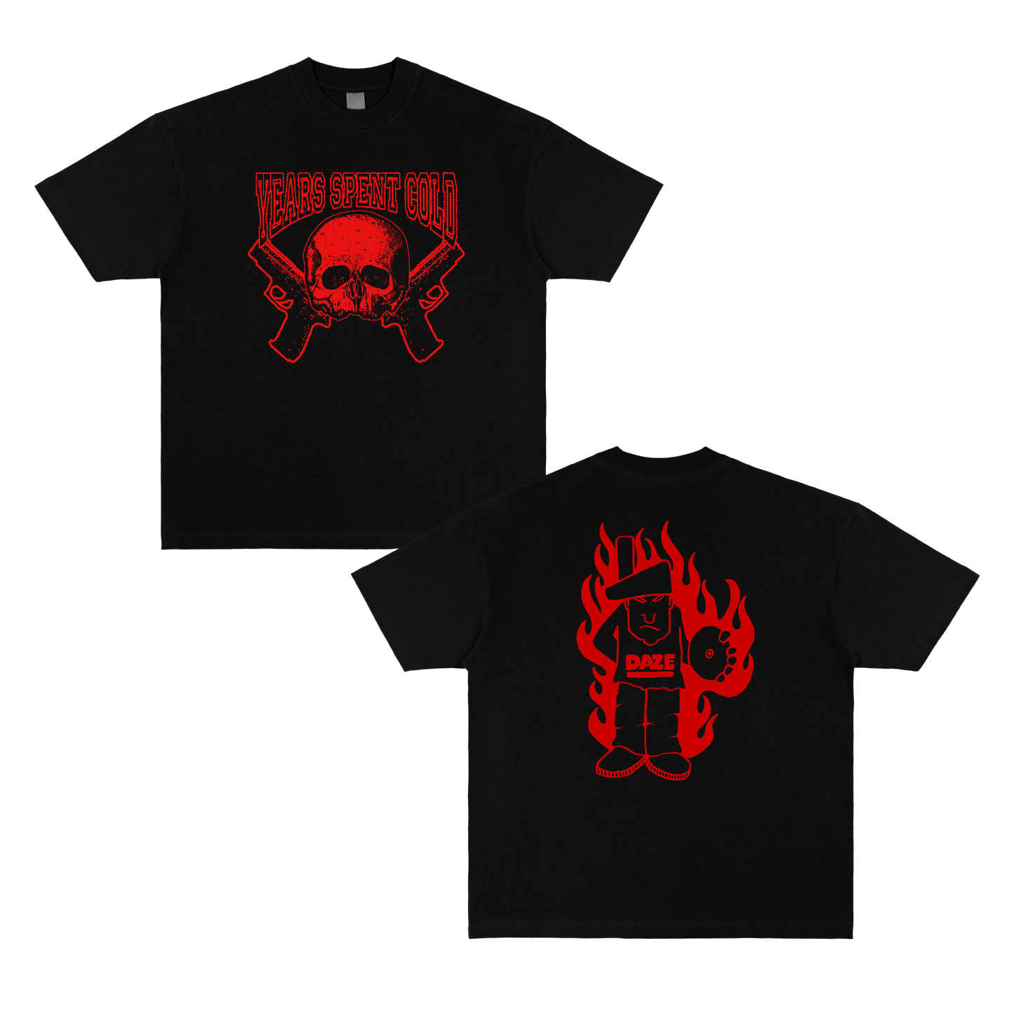 Years Spent Cold - Skull Guns Shirt (Pre-Order)