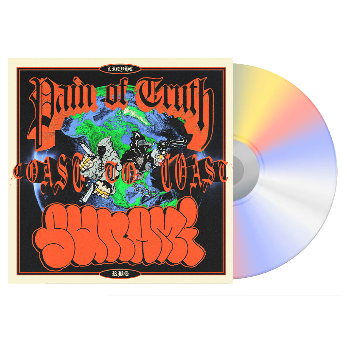 Pain of Truth / Sunami - Coast To Coast Split LP/CD