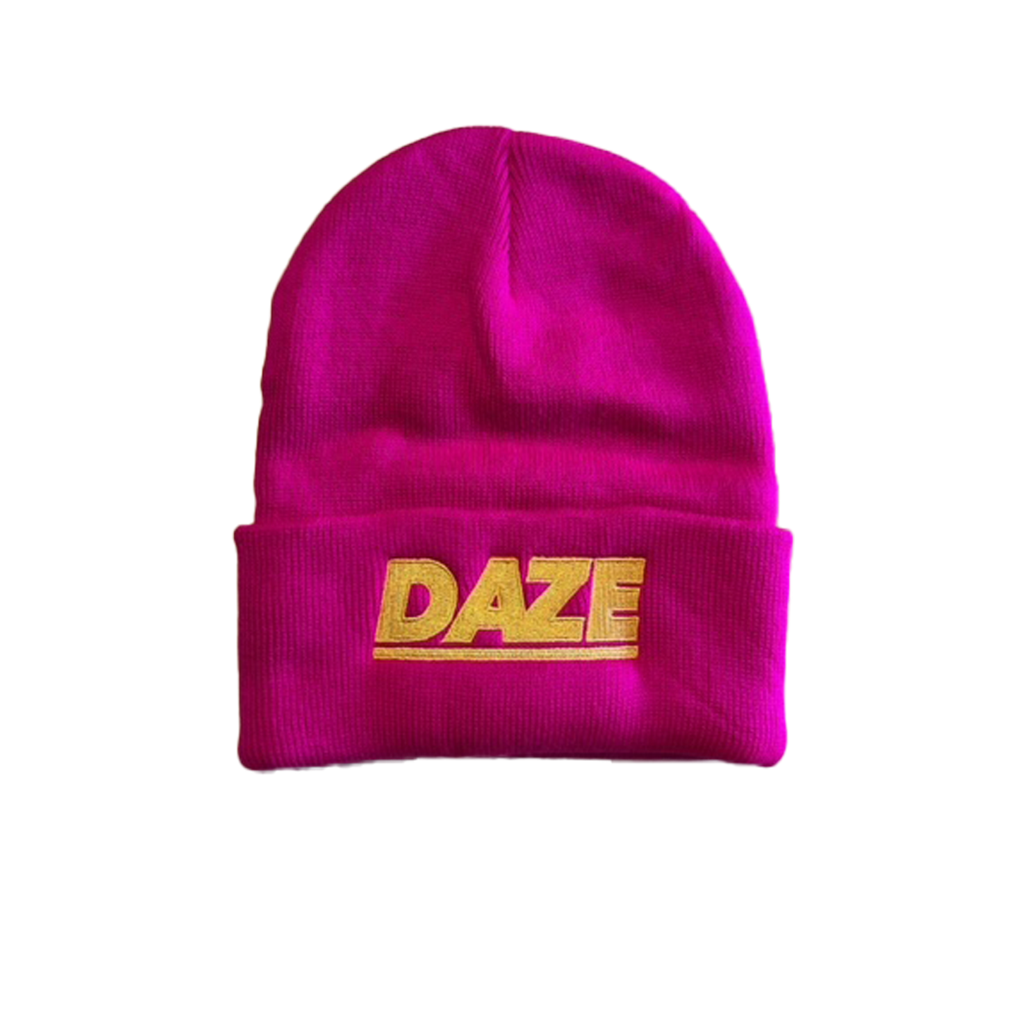 DAZE - Beanie (Neon Fuschia/Burnt Yellow)