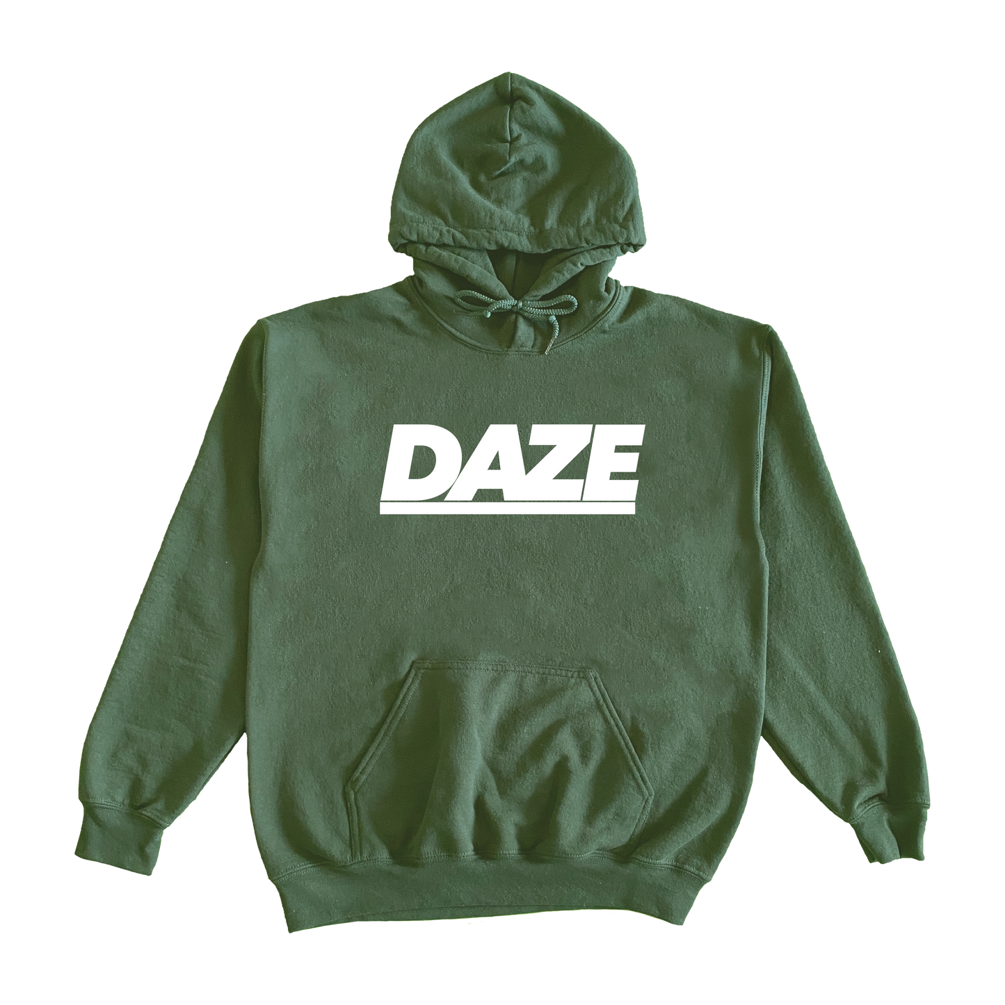 DAZE - Logo Hoodie (Military Green/White)