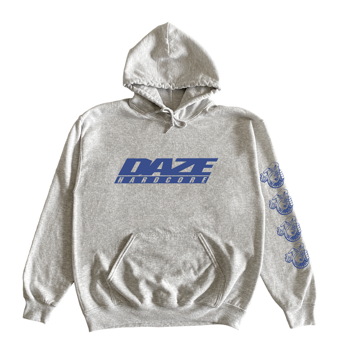 DAZE HC Hoodie - Ash Grey/Blue