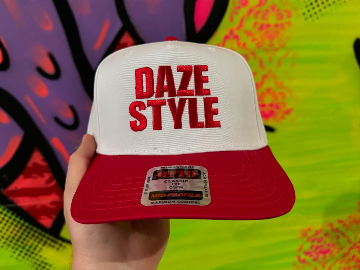 Daze Style Hat (Red/White)