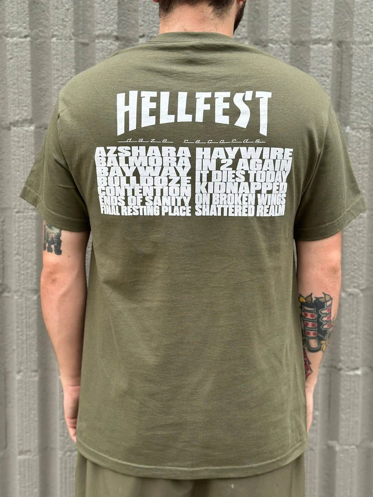 DAZE - Hellfest 2025 Shirt (Army Green)