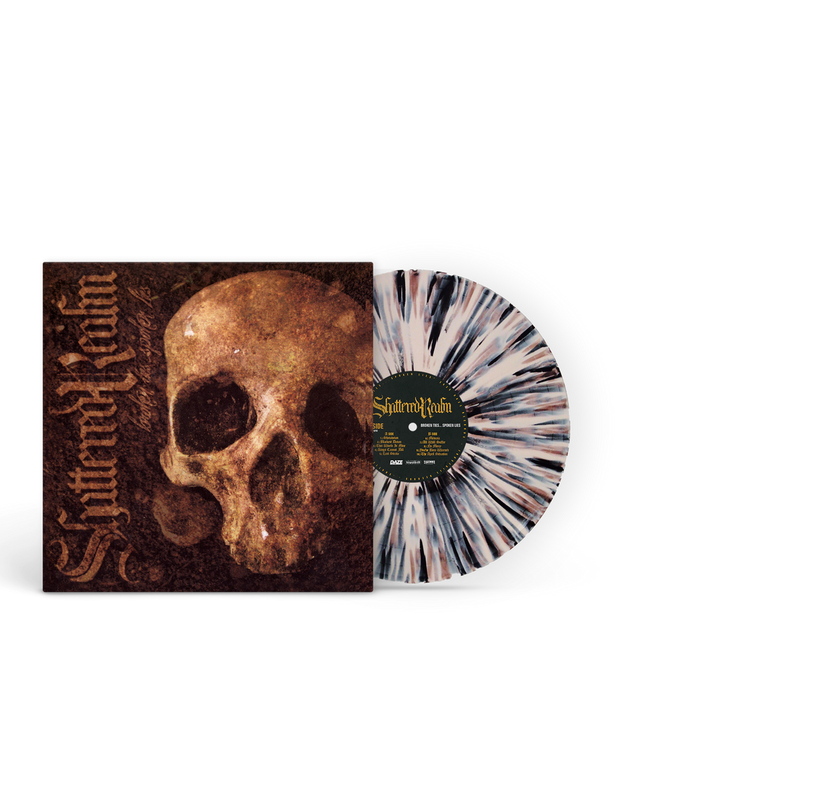 Shattered Realm - Broken Ties Spoken Lies LP/CD – DAZE