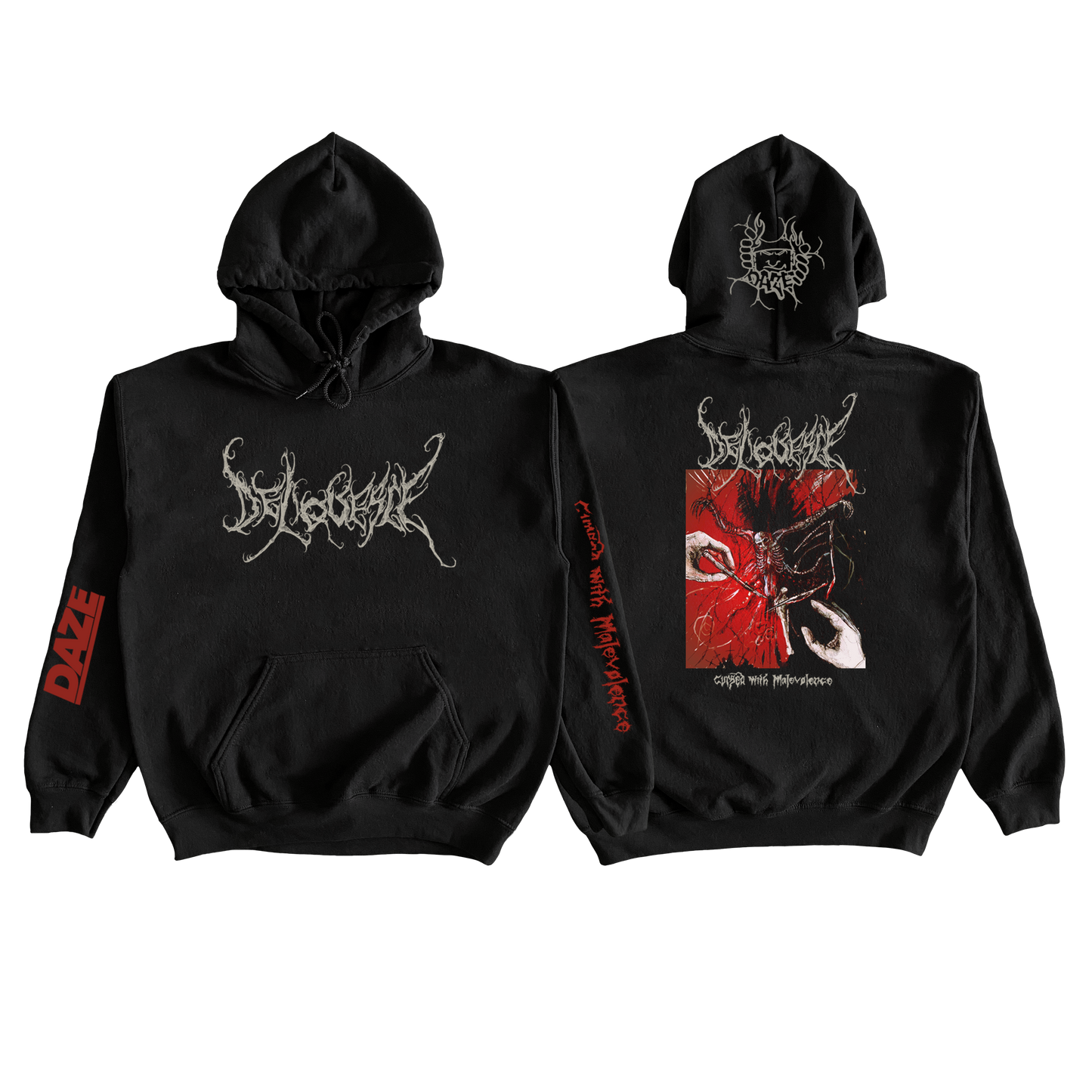 Deliquesce - Cursed With Malevolence Hoodie (Pre-Order)