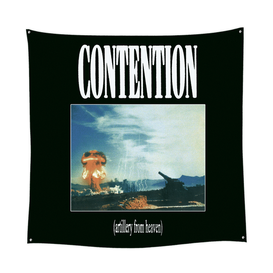 Contention - Artillery From Heaven Wall Flag