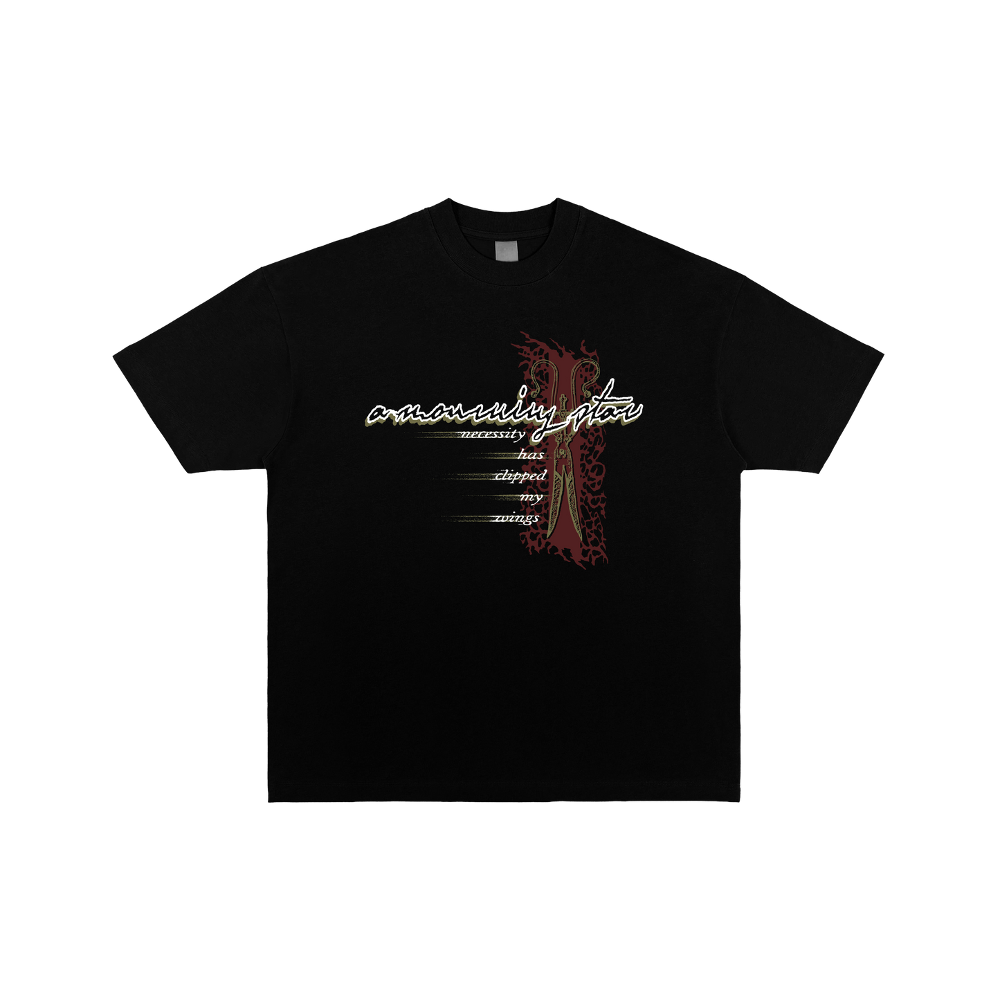 A Mourning Star - Necessity Has Clipped My Wings Shirt  (Pre-Order)