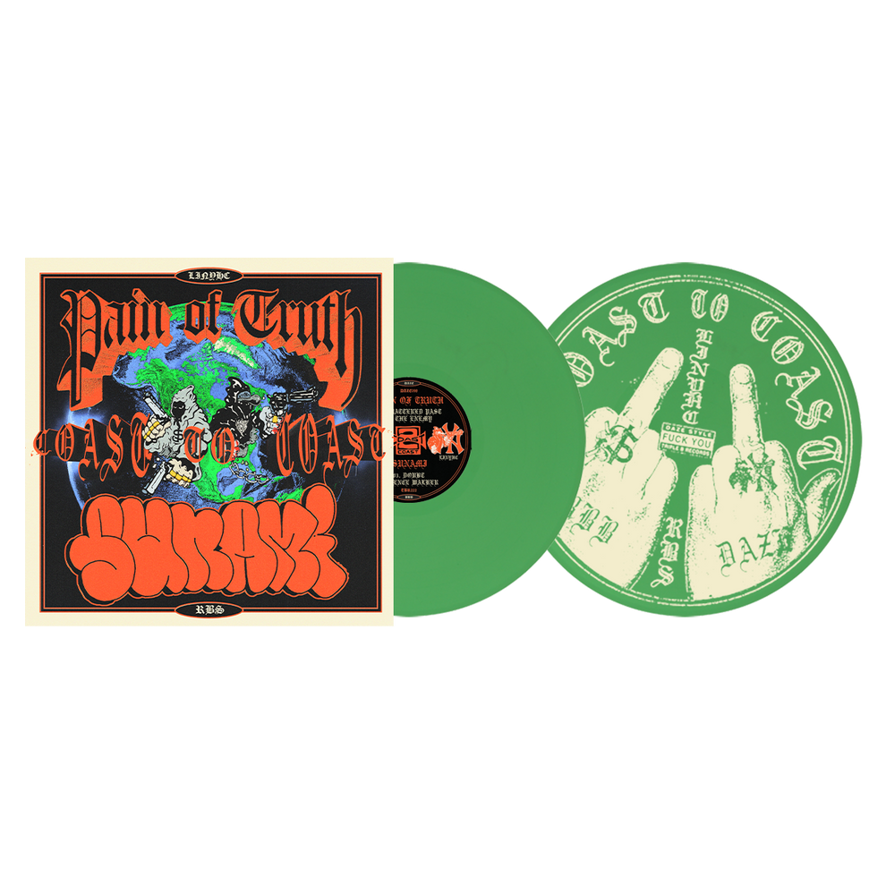 Pain of Truth / Sunami - Coast To Coast Split LP/CD – DAZE
