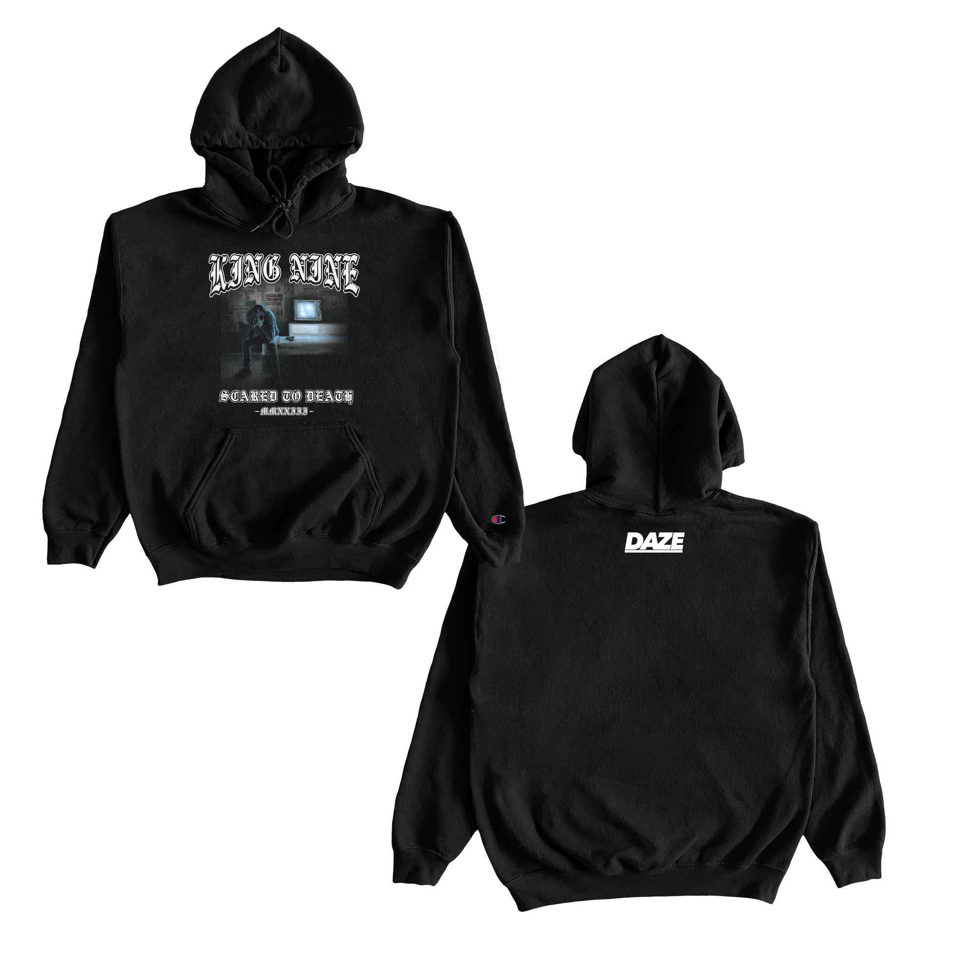 King Nine Scared To Death Champion Hoodie