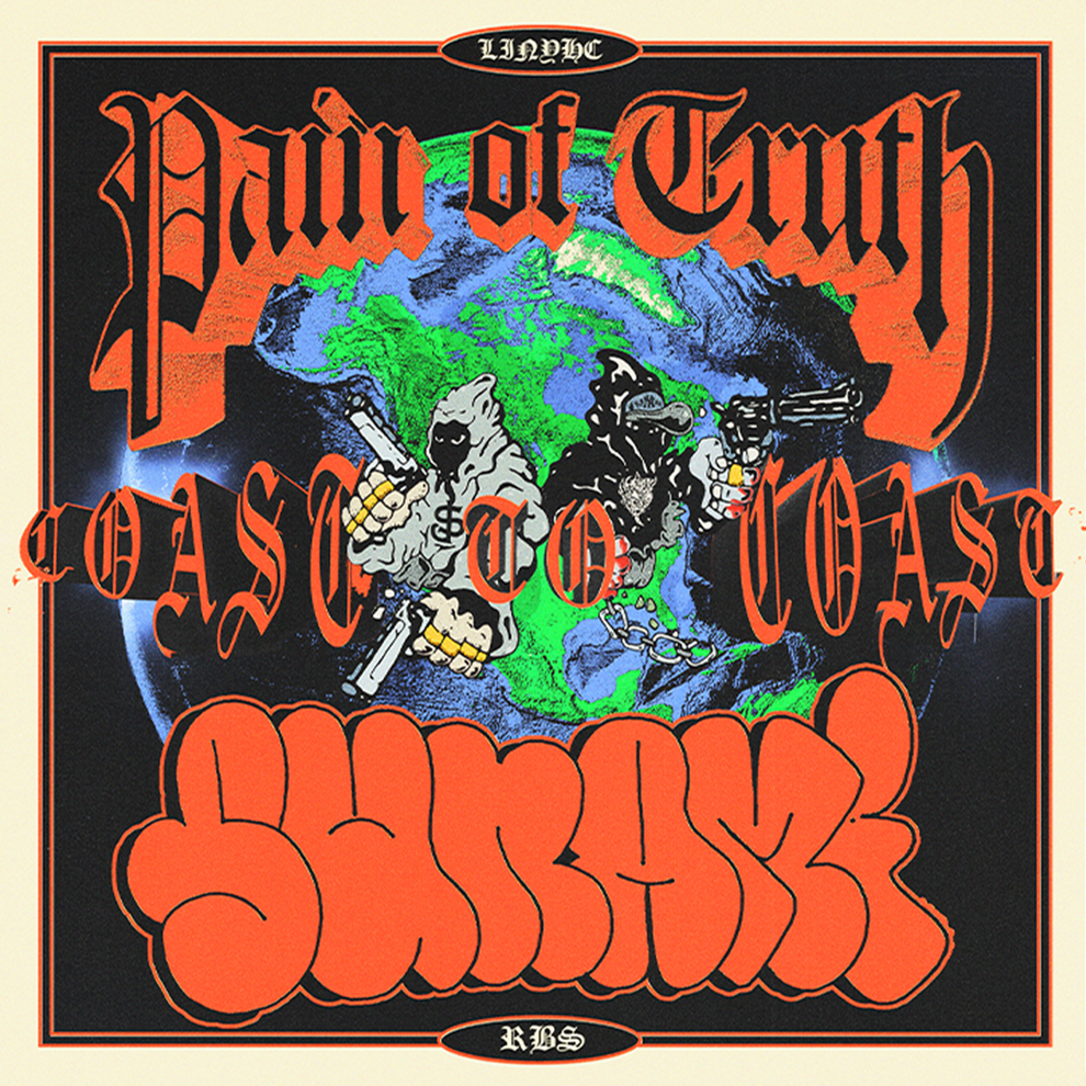 Pain of Truth / Sunami - Coast To Coast Split LP/CD – DAZE