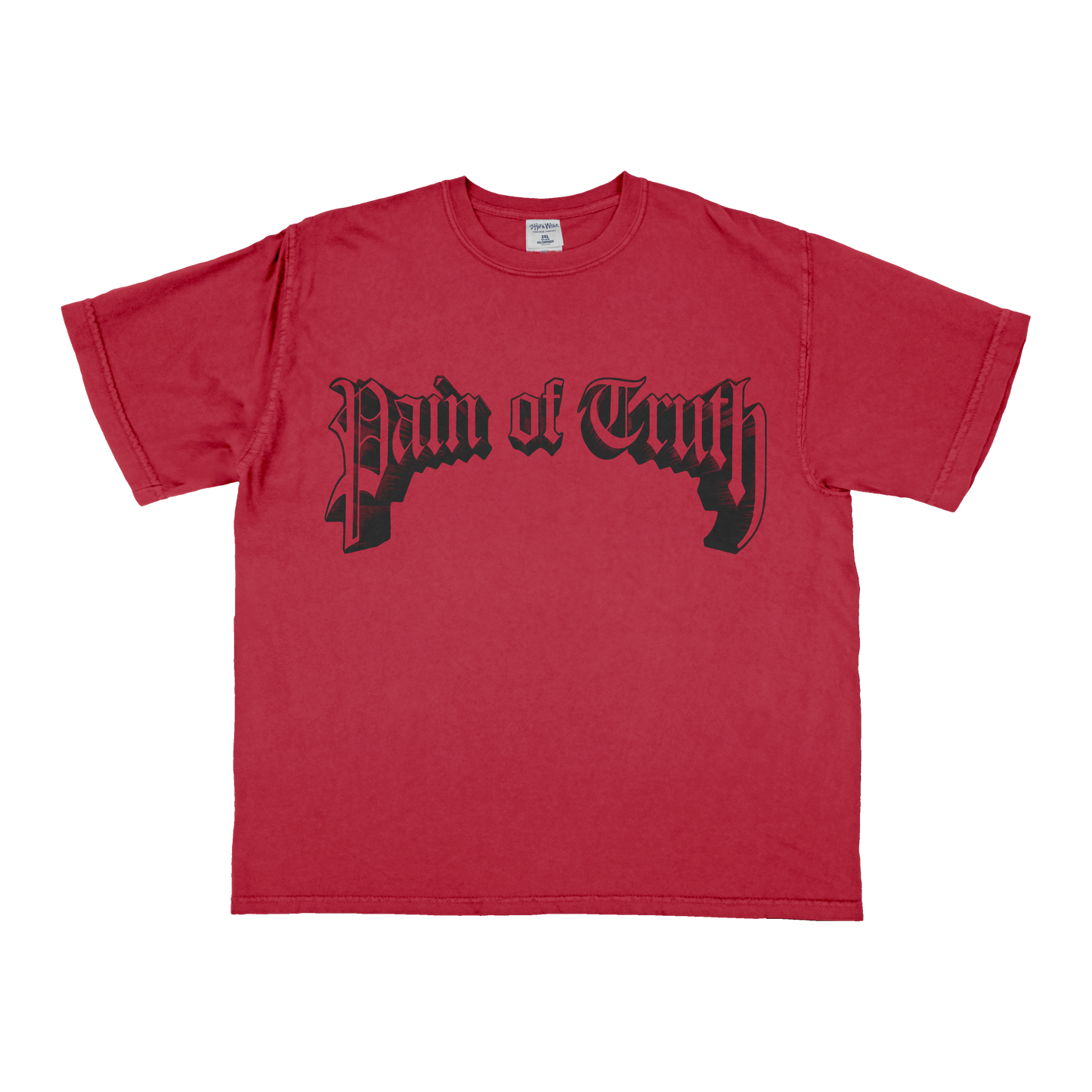 Pain of Truth - Self Titled Cardinal Shaka Shirt (Pre-Order)
