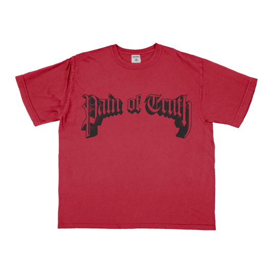 Pain of Truth - Self Titled Cardinal Shaka Shirt (Pre-Order)