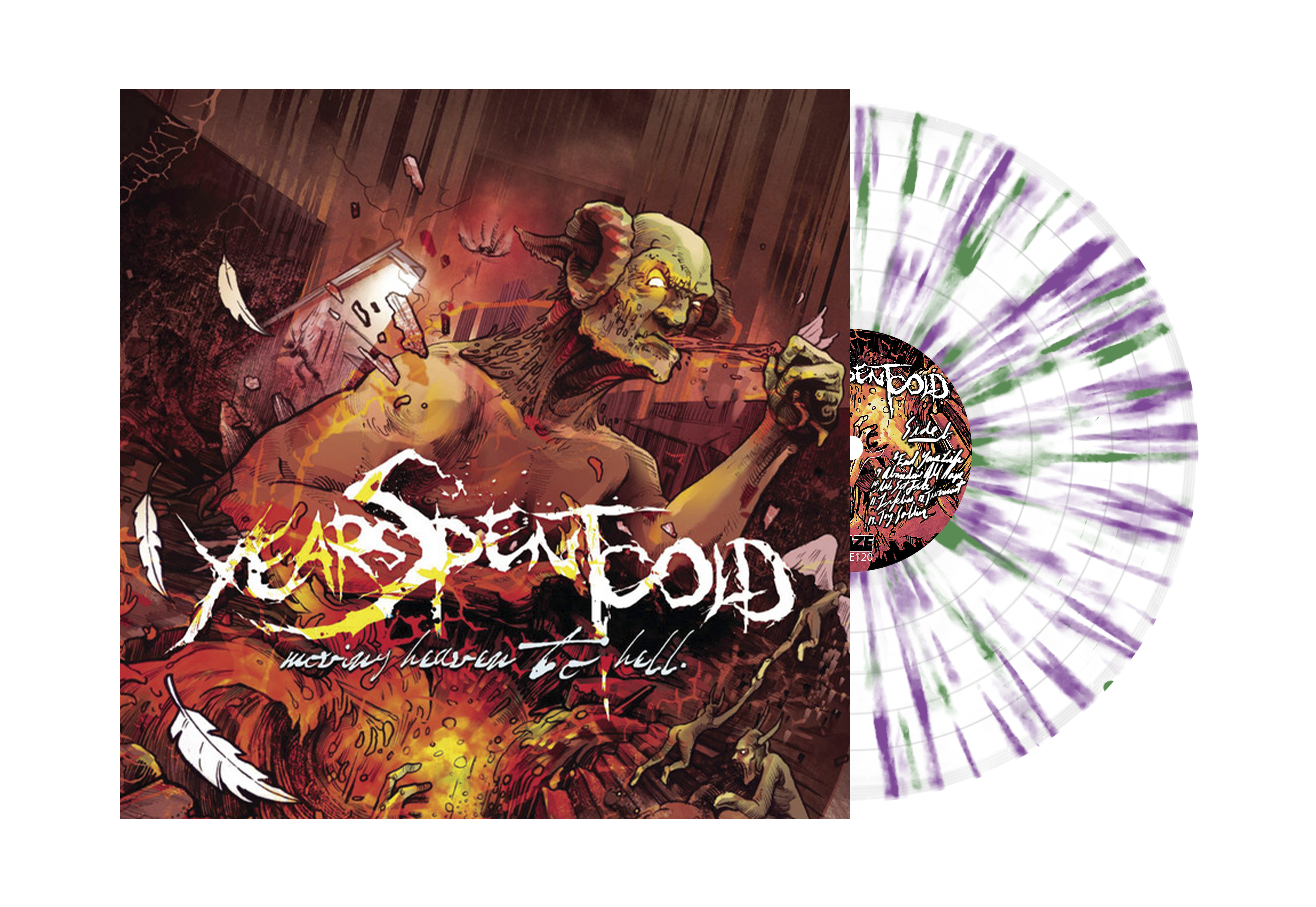 Years Spent Cold - Moving Heaven To Hell LP/CD – DAZE