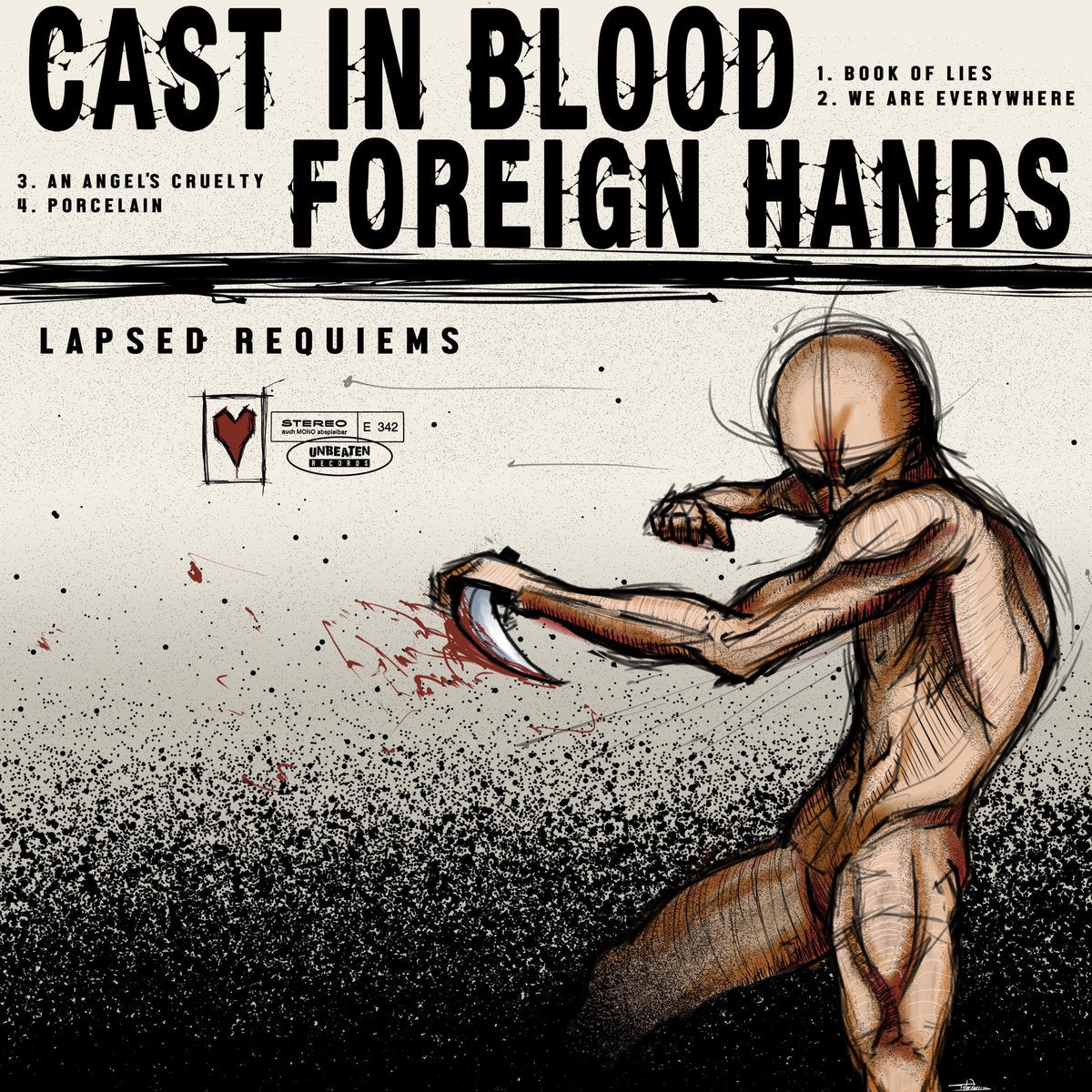 Cast in Blood/Foreign Hands - Lapsed Requiems 10"