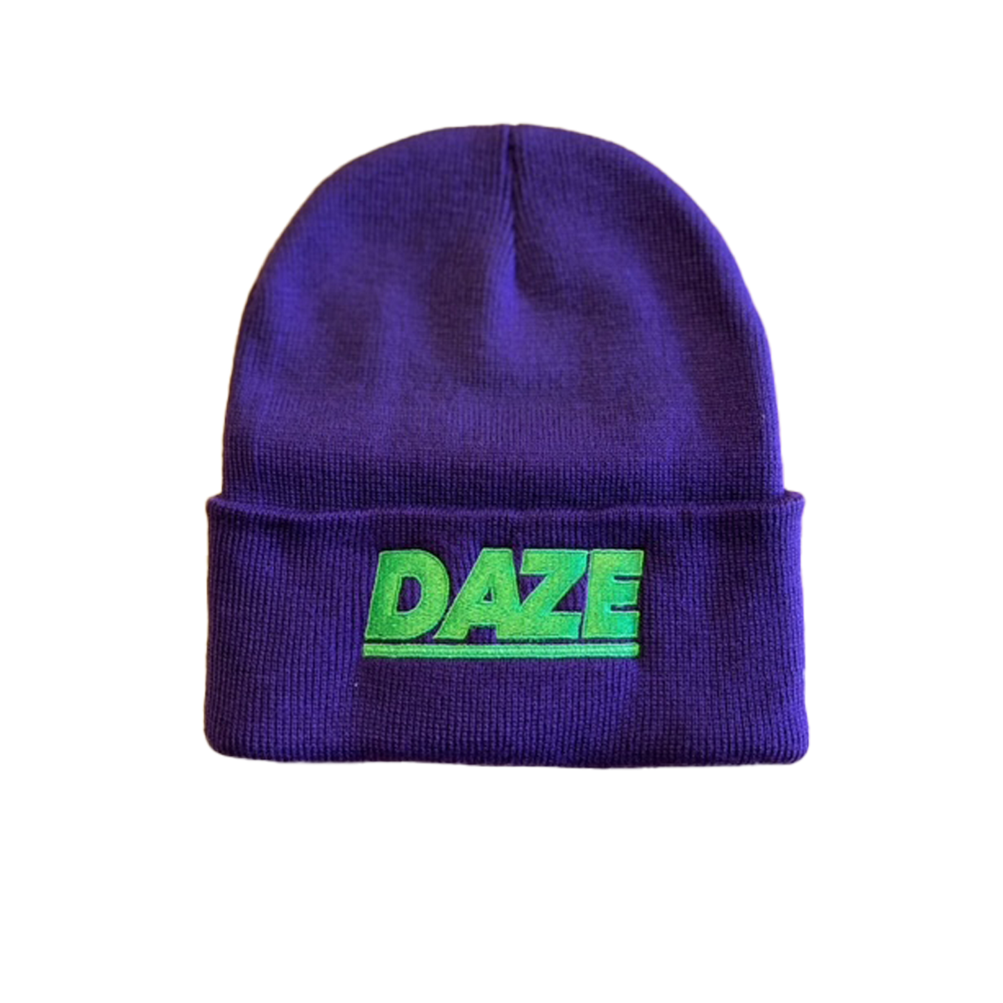 DAZE - Beanie (Purple/Lime Green)