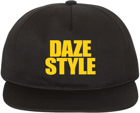 DAZE - Daze Style Hat (Black w/Yellow)